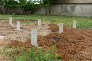 Slab Pier Installation in Hohenwald, TN