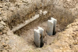 Slab Pier Installation in Hohenwald, TN